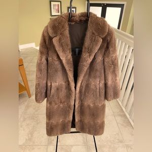 Mink coat - camel (long)